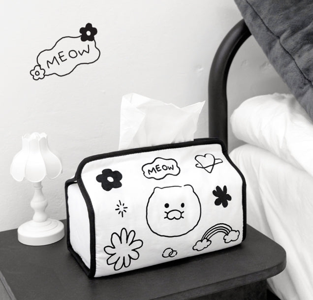 [KAKAO FRIENDS]Dudoom Dudoom Plate 1P + Fabric Tissue Case Set (Ryan & Chunsik)