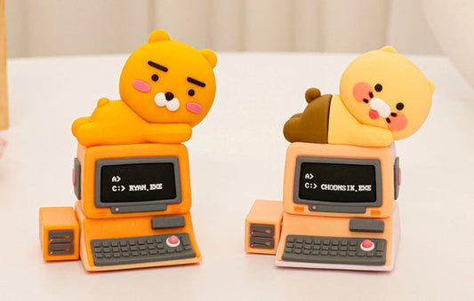 [KAKAO FRIENDS] Ryan & Choonsik USB Figure 64GB Flash Drive (USB 3.0)