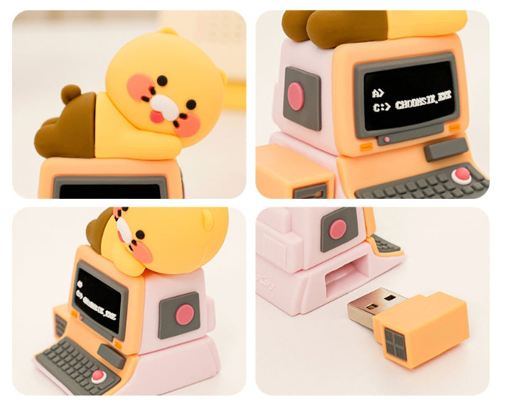 [KAKAO FRIENDS] Ryan & Choonsik USB Figure 64GB Flash Drive (USB 3.0)