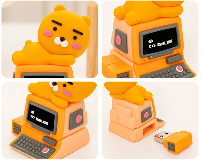 [KAKAO FRIENDS] Ryan & Choonsik USB Figure 64GB Flash Drive (USB 3.0)