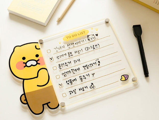 [KAKAO FRIENDS] Choonsik Magnetic Memo Board (2 Types)