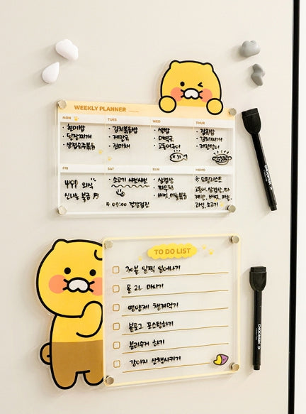 [KAKAO FRIENDS] Choonsik Magnetic Memo Board (2 Types)