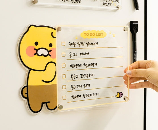 [KAKAO FRIENDS] Choonsik Magnetic Memo Board (2 Types)