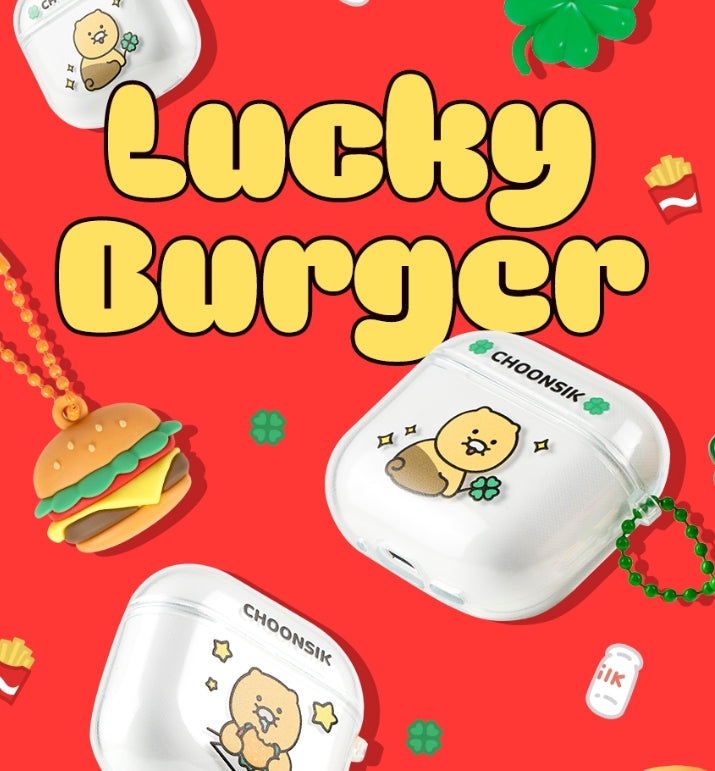 [KAKAO FRIENDS] Choonsik Lucky Burger AirPods 4 Case