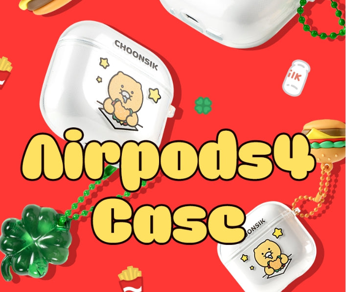 [KAKAO FRIENDS] Choonsik Lucky Burger AirPods 4 Case