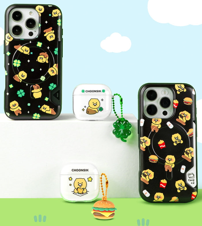 [KAKAO FRIENDS] Choonsik Lucky Burger AirPods 4 Case