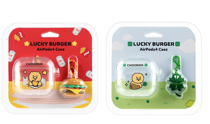 [KAKAO FRIENDS] Choonsik Lucky Burger AirPods 4 Case