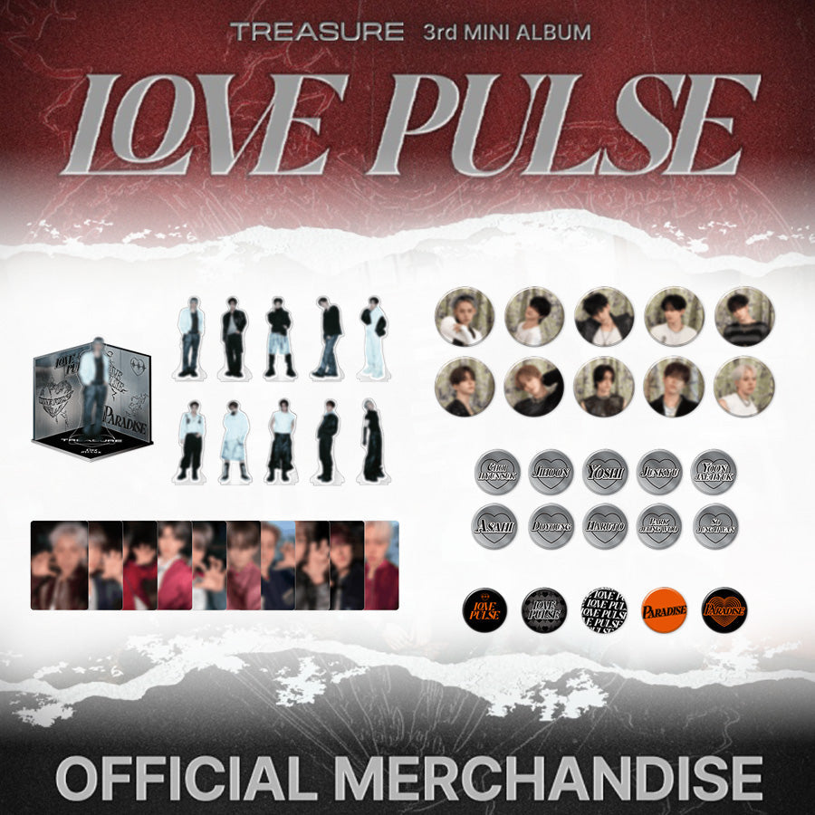 [TREASURE] LOVE PULSE Official Merch Member Ver.