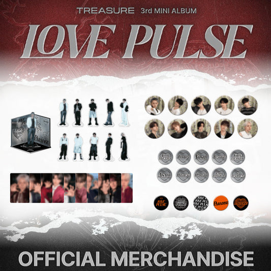 [TREASURE] LOVE PULSE Official Merch Member Ver.