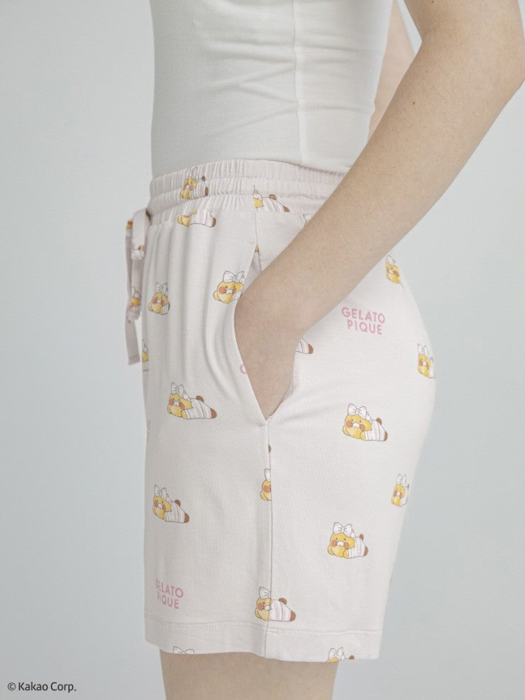 [KAKAO FRIENDS] kakao friends x gelato pique ryan & choonsik shorts