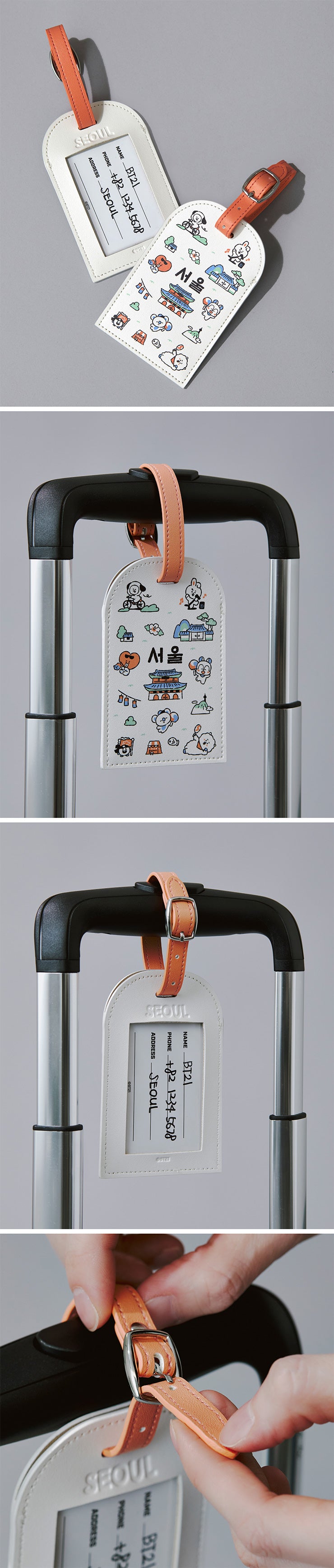 [BTS] BT21 Seoul Edition Luggage Tag