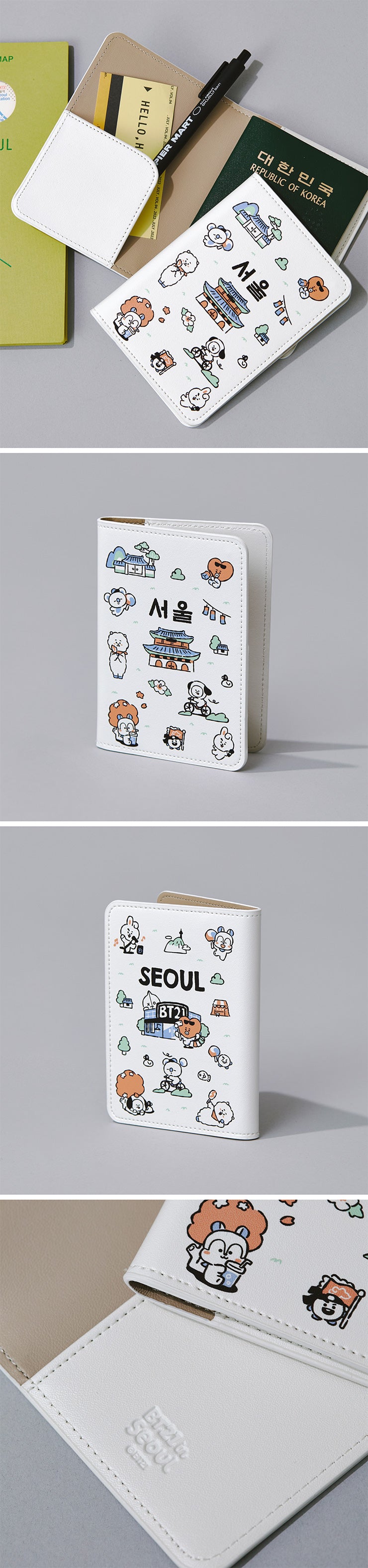 [BTS] BT21 Seoul Edition Passport Case