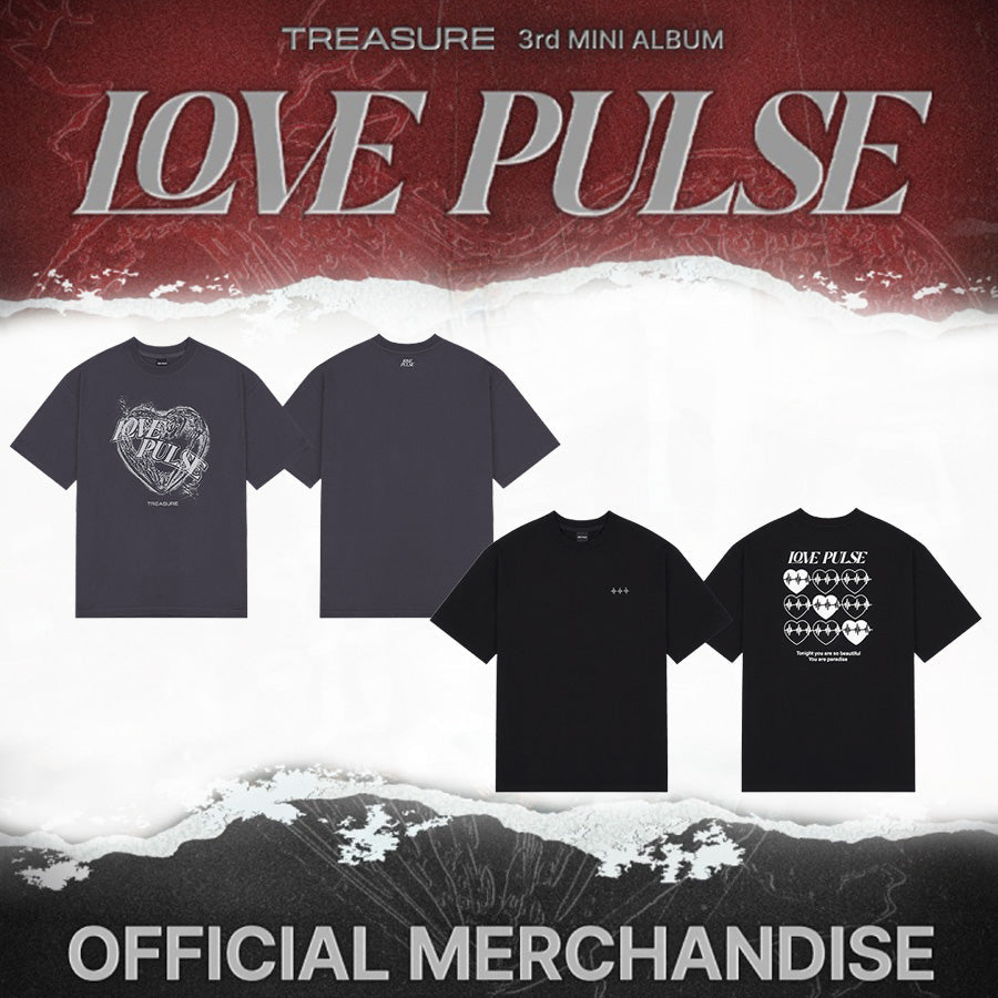 [TREASURE] LOVE PULSE Official Merch T-SHIRT