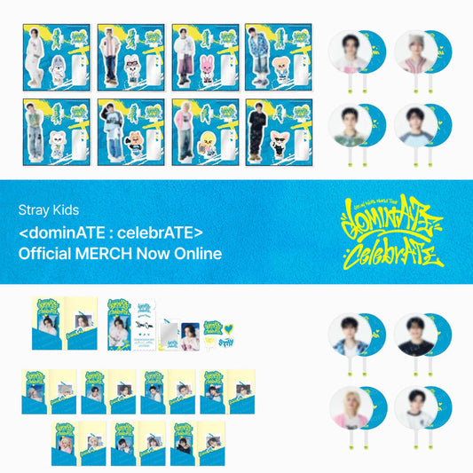 [STRAY KIDS] World Tour<dominATE : celebrATE> OFFICIAL MERCH(Member ver.)