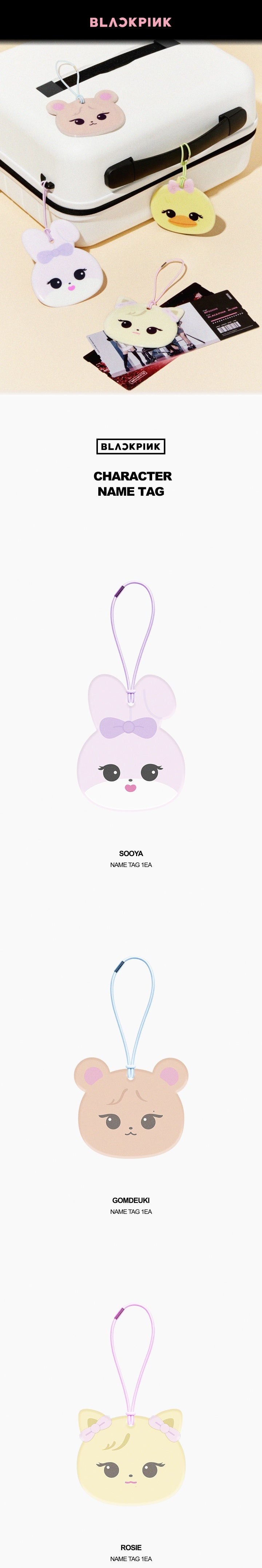 [BLACKPINK][BPPOPUP]  CHARACTER LENTICULAR KEYRING