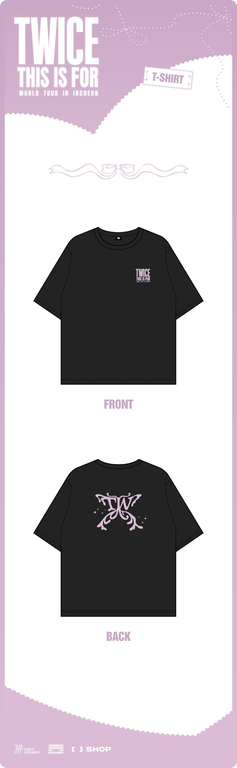 [TWICE] This is for world tour(INCHEON) T Shirt