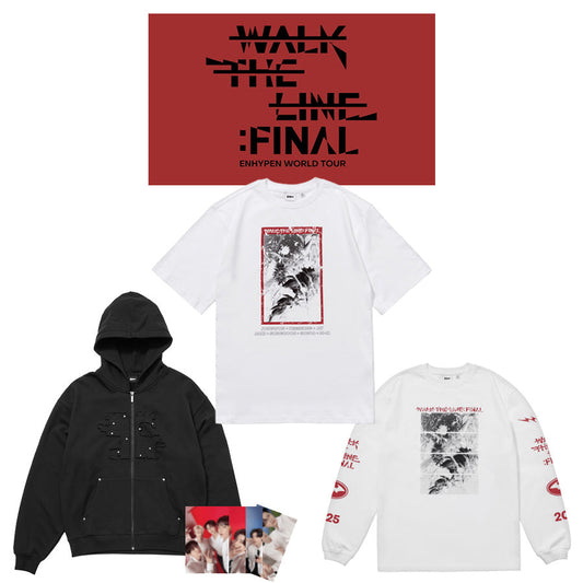 [ENHYPEN]  WORLD TOUR WALK THE LINE : FINAL Official MD apparel.