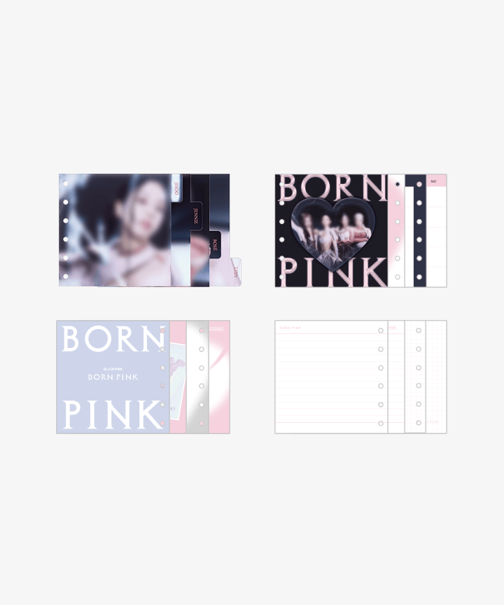 [BLACKPINK][BORNPINK] DISK PHOTO BINDER INDEX