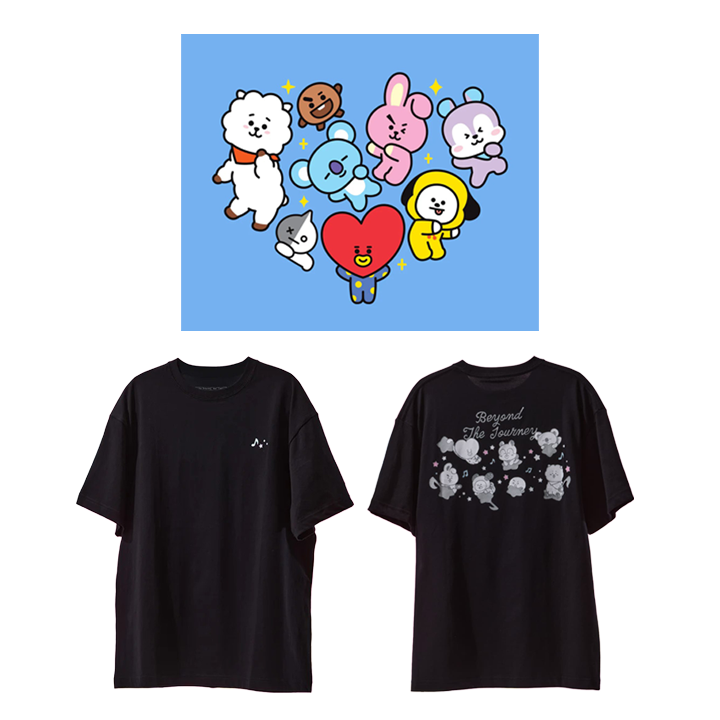 [BTS] BT21 Beyond The Journey Short Sleeve T-Shirt .