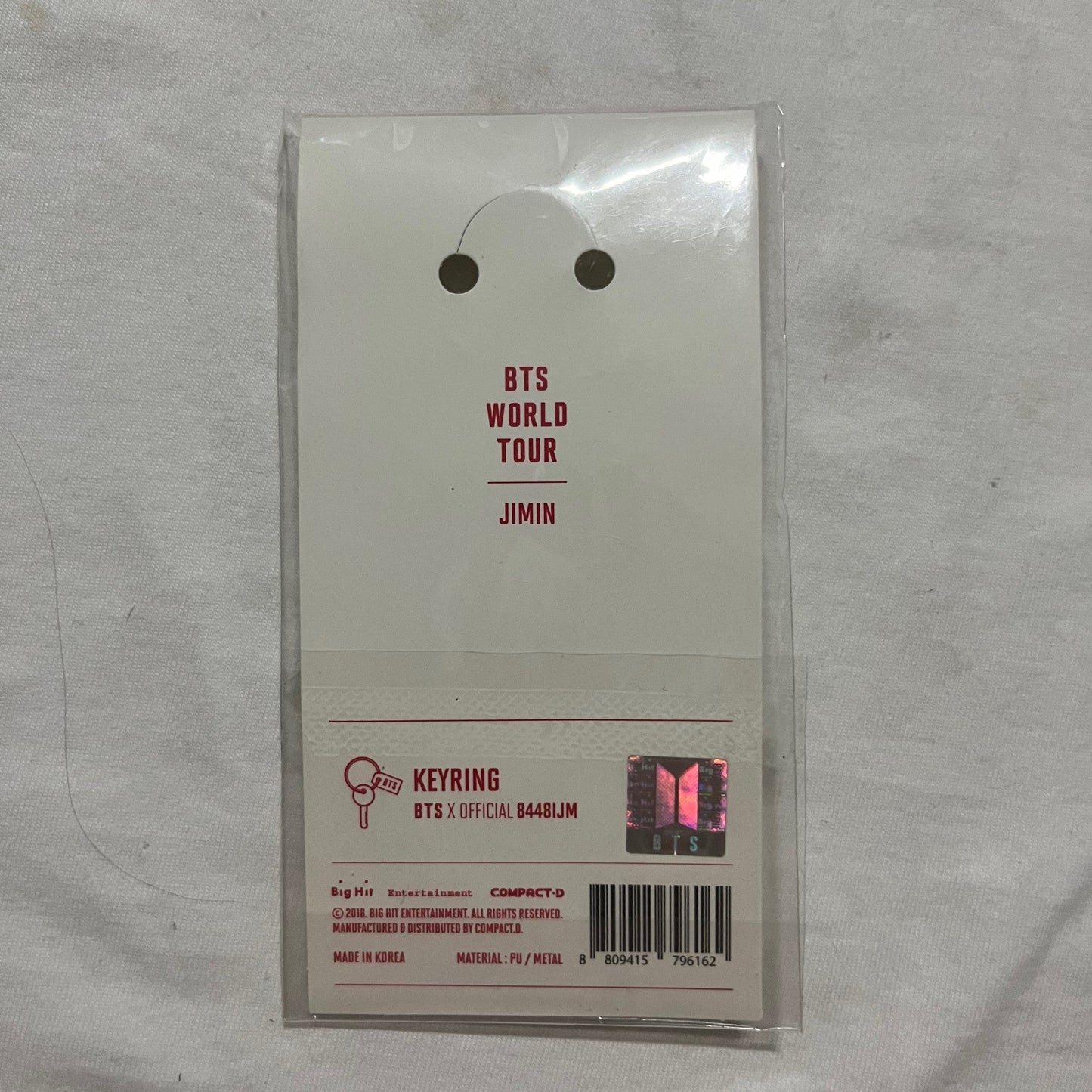 [BTS] love yourself world tour - keyring