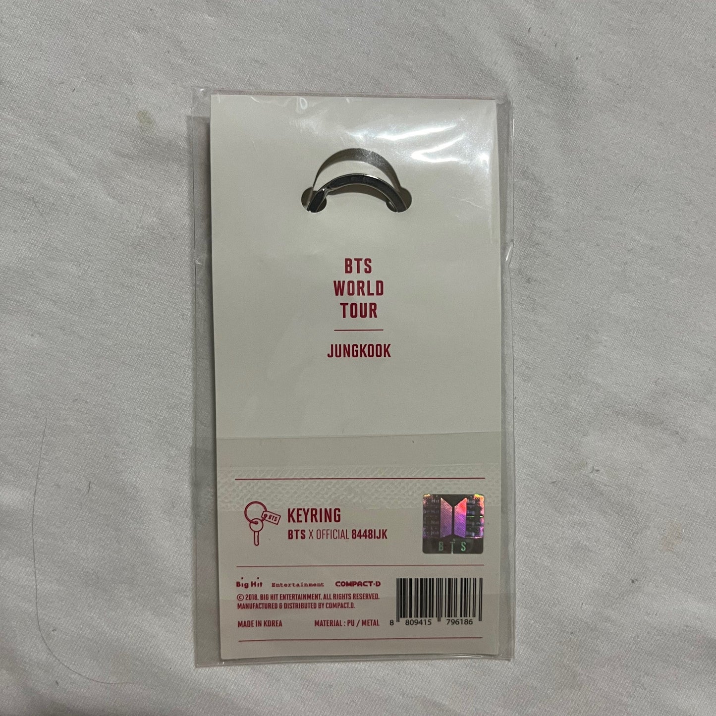 [BTS] love yourself world tour - keyring