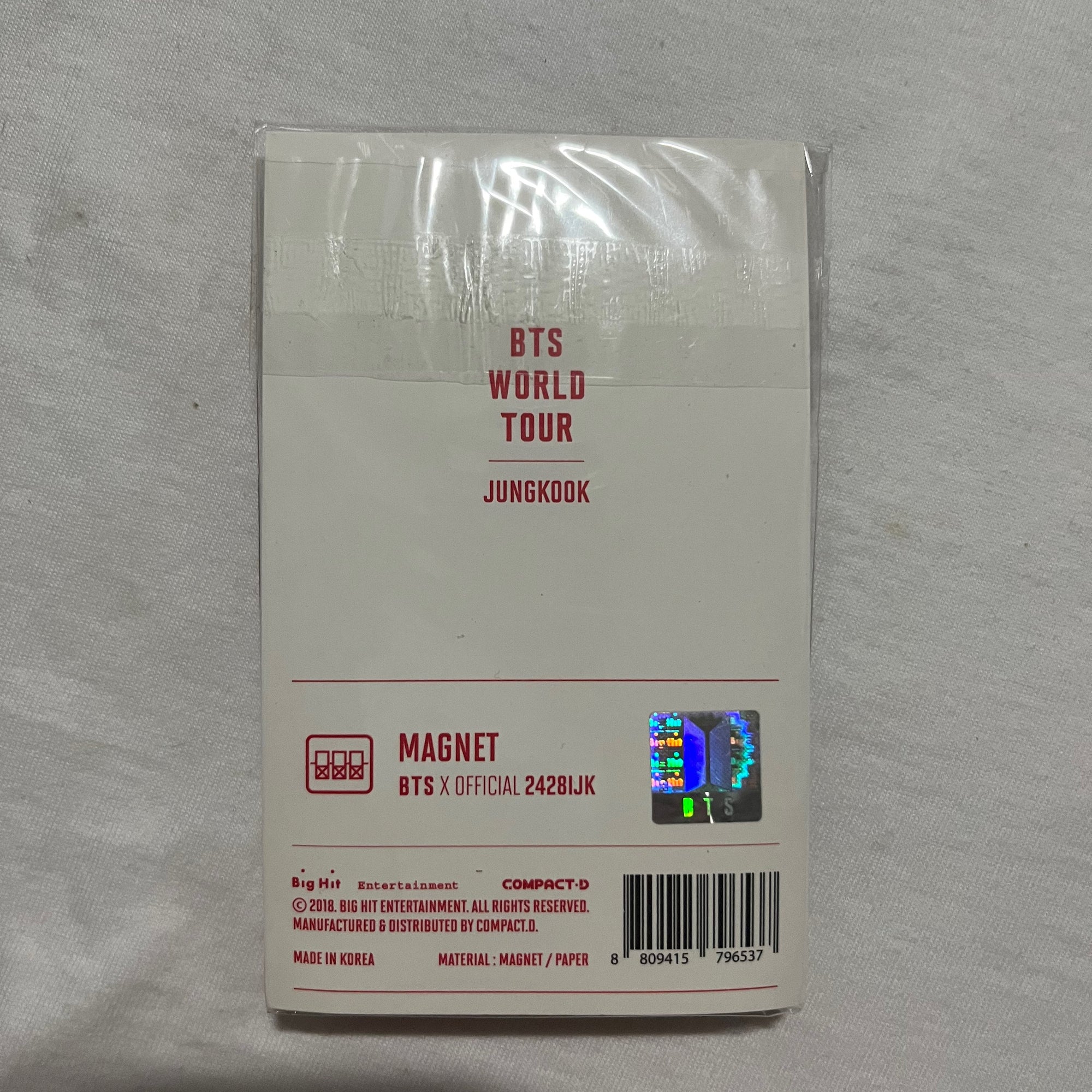[BTS] WORLD TOUR LOVE YOURSELF SEOUL - MAGNET (JUNG KOOK)