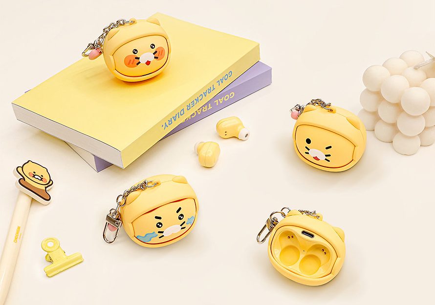 [KAKAO FRIENDS] Choonsik Face Moving Wireless Earphones