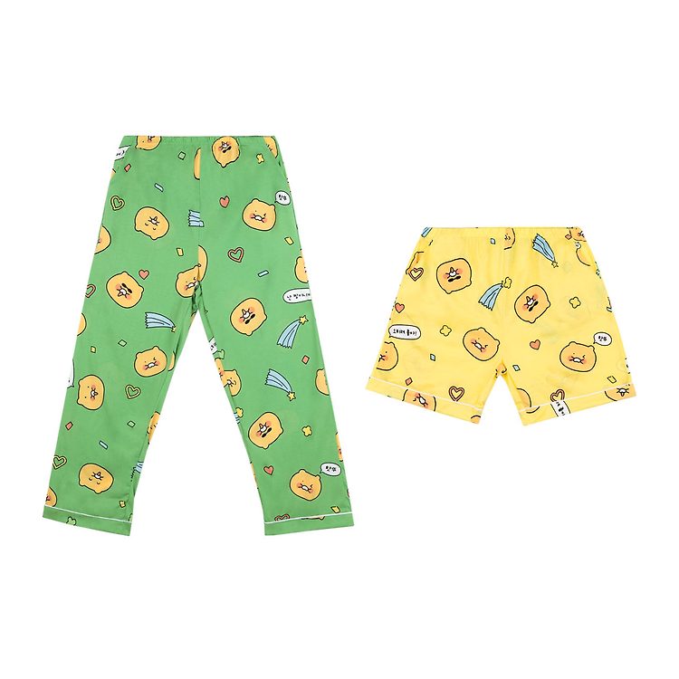 [KAKAO FRIENDS] Slope Chunsik's & Jordi Dino Pajama Pants 2P Set OFFICIAL MD