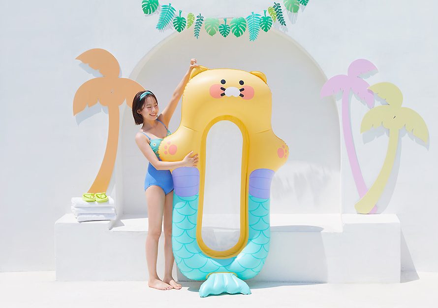 [KAKAO FRIENDS] Mermaid hammock tube Choonsik  OFFICIAL MD