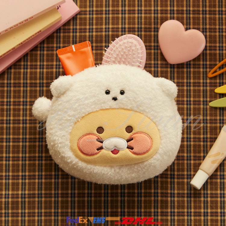 [KAKAO FRIENDS] Floofy Friends Face pouch OFFICIAL MD