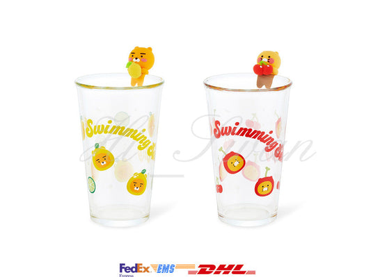 [KAKAO FRIENDS] Lemon figure glass cup set Ryan Choonsik OFFICIAL MD