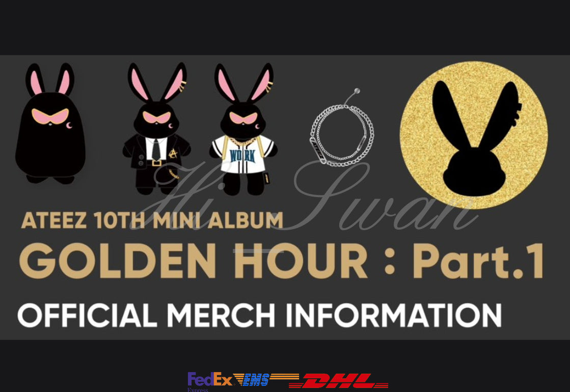 [ATEEZ] ATEEZ 10TH MINI ALBUM [GOLDEN HOUR : Part 1] OFFICIAL MERCH 2ND LINE UP