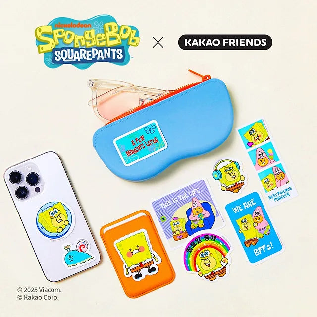 [Kakao Friends]SpongeBob x Kakao Friends  Sticker Set_Friends