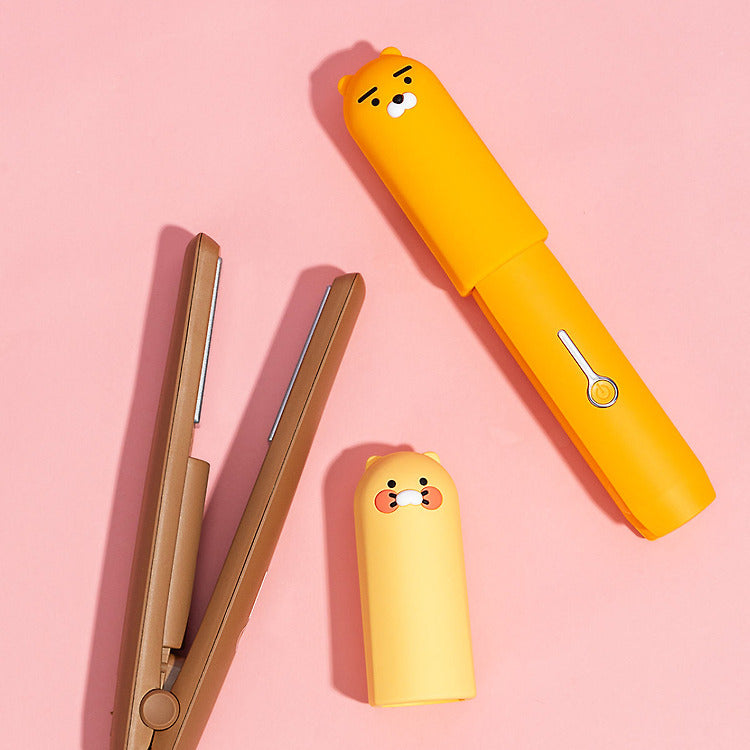 [KAKAO FRIENDS] Portable Wireless Mini Curling iron OFFICIAL MD