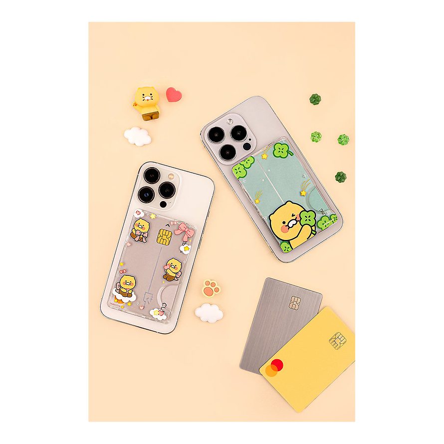 [KAKAO FRIENDS] MacSafe Card Holder Ribbon Choonsik OFFICIAL MD