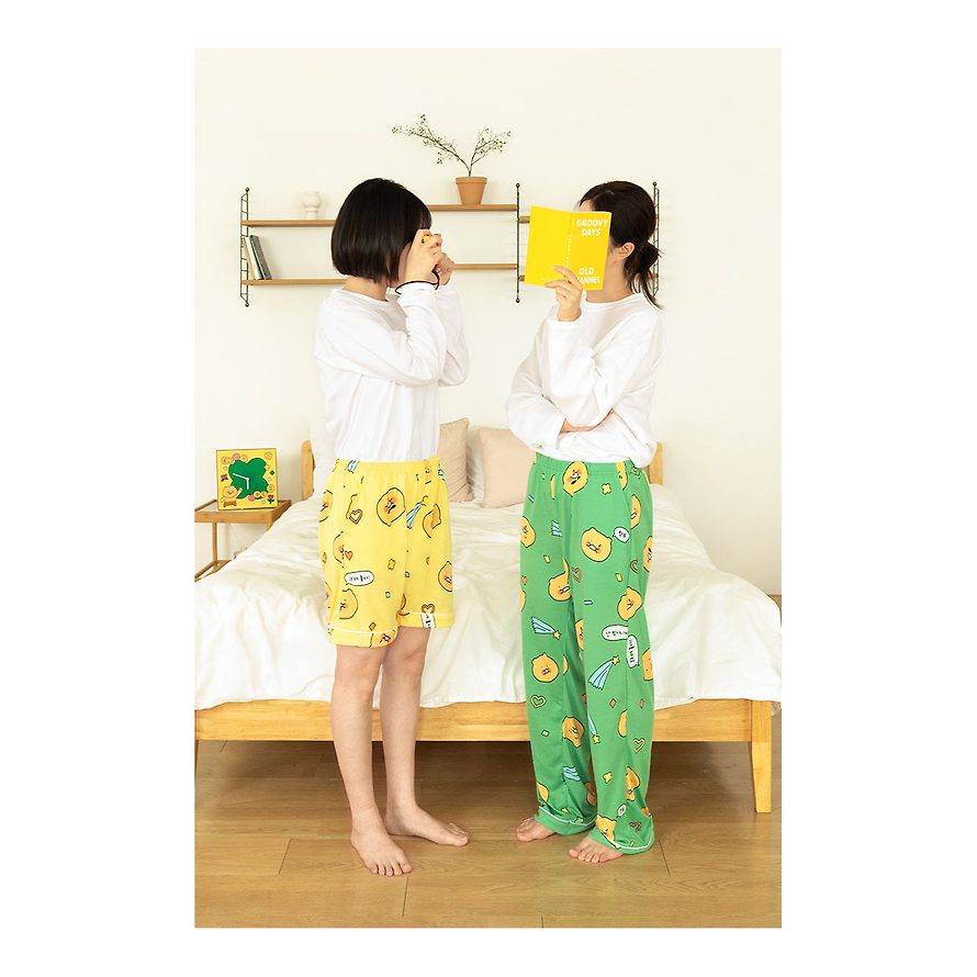 [KAKAO FRIENDS] Slope Chunsik's & Jordi Dino Pajama Pants 2P Set OFFICIAL MD