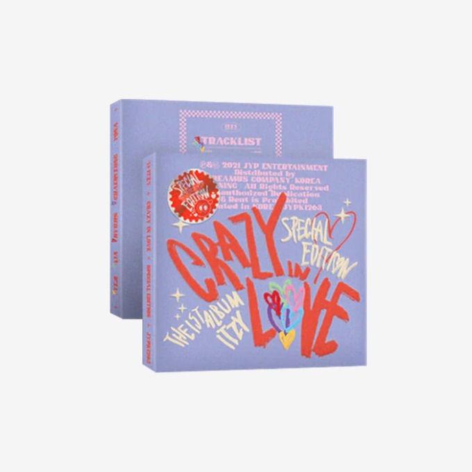 [ITZY] 1st album crazy in love (jewel case ver.)