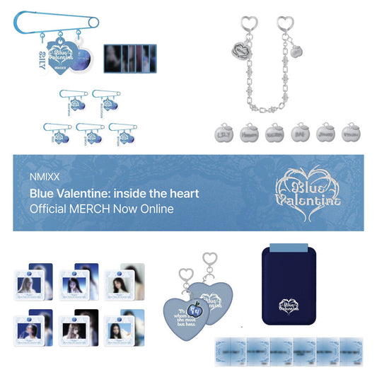 [NMIXX] Blue Valentine: inside the heart pop-up store official md (Member ver.)
