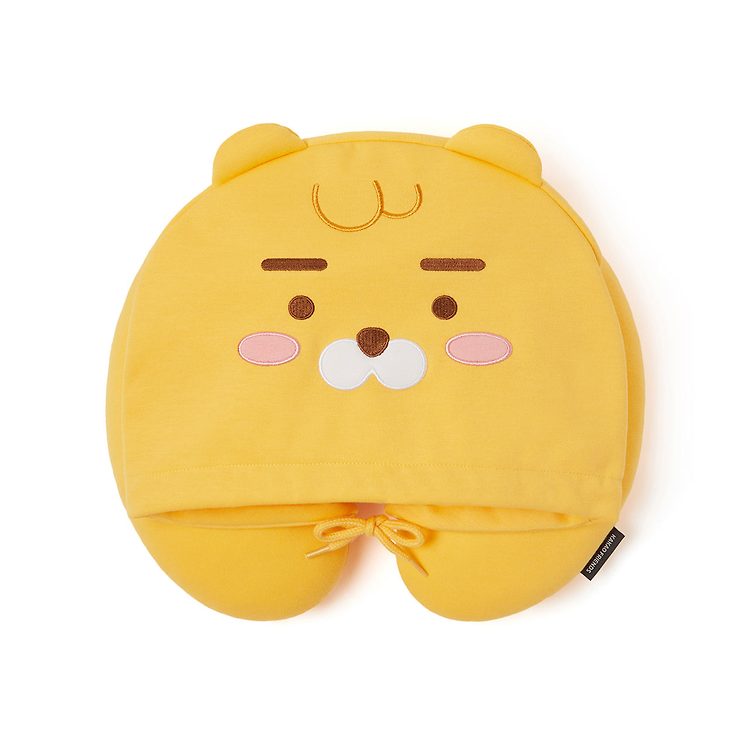 [KAKAO FRIENDS] Hood neck pillow Little Apeach Choonsik Little Ryan OFFICIAL MD