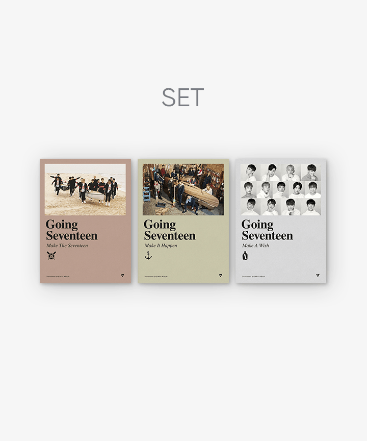 [SEVENTEEN] 3rd mini album 'going seventeen' (set)