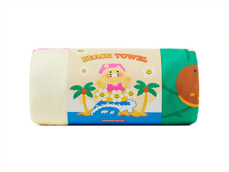 Wiggle Wiggle x Kakao Friends Beach Towel Chunsik Edition