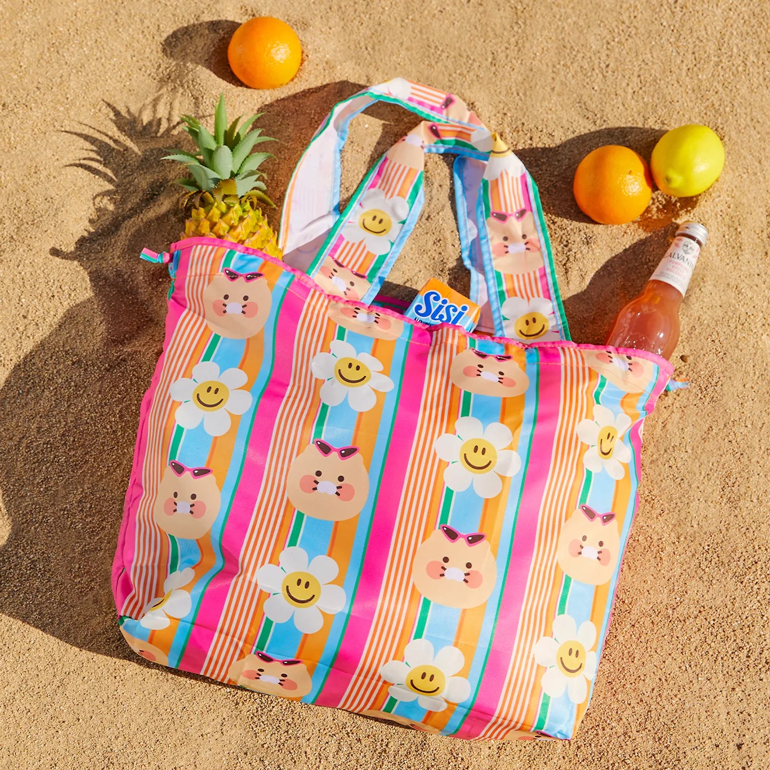 WiggleWiggle x Kakao Friends Foldable Pocket Tote