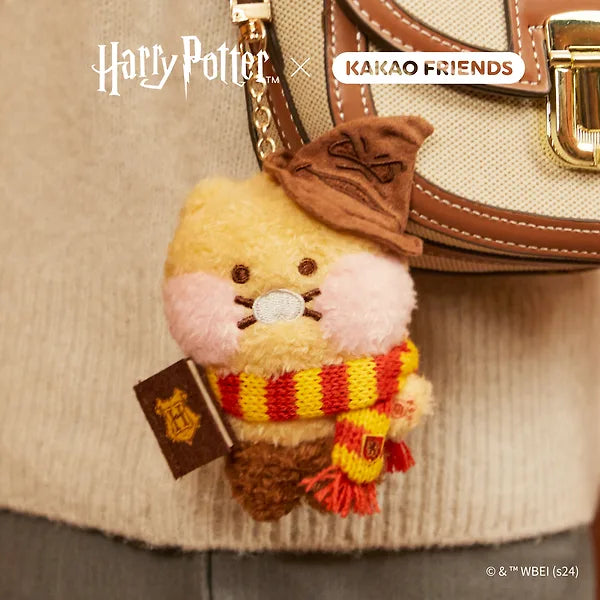 [KAKAO FRIENDS] harry potter x kakao friends fuzzy keyring doll