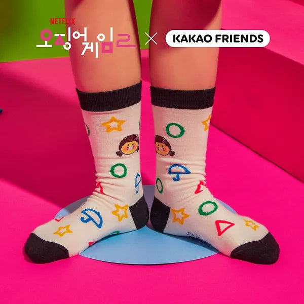 [KAKAO FRIENDS] netflix squid game x kakao friends socks