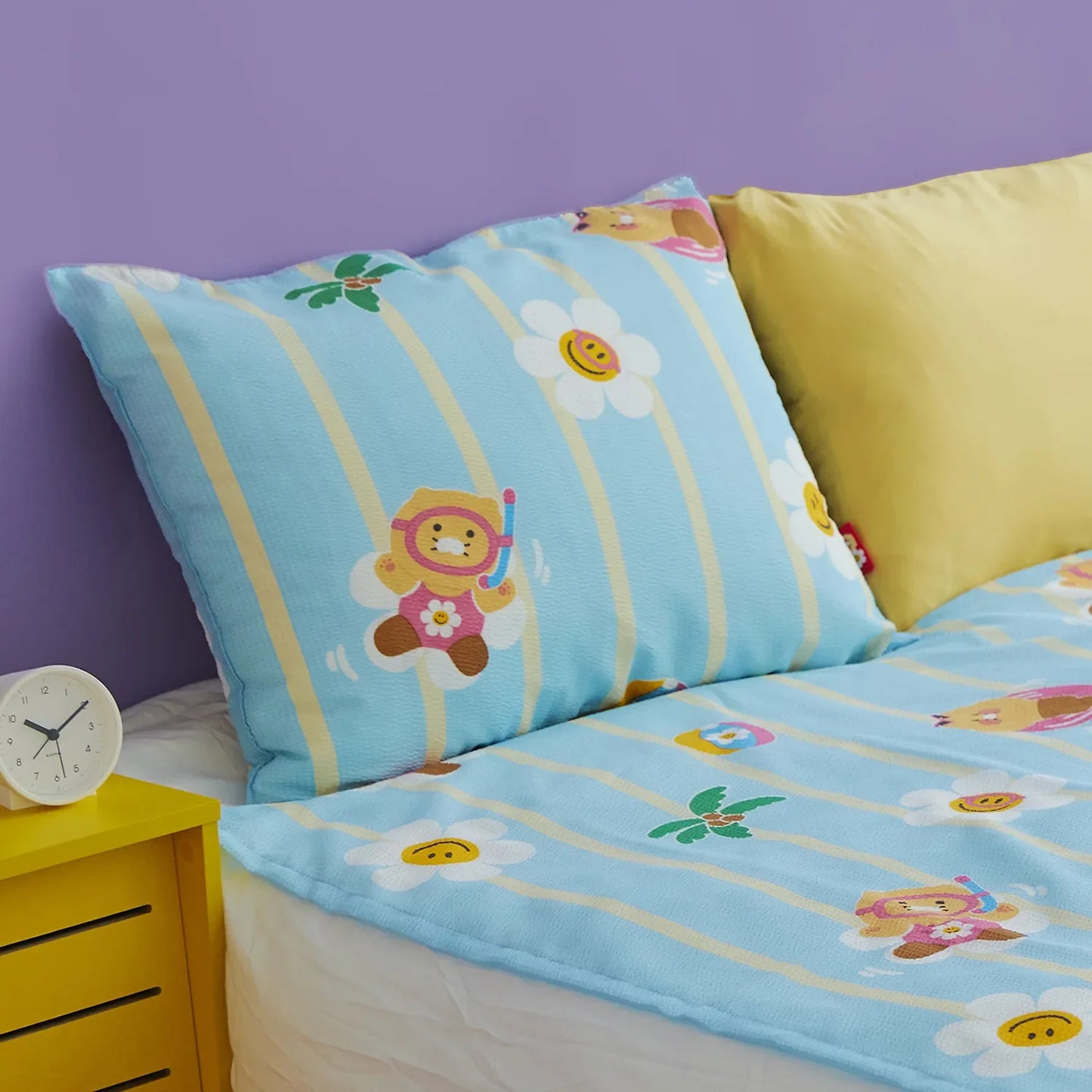Wiggle Wiggle x Kakao Friends Cooling Blanket & Pillow Cover Set Chunsik Edition