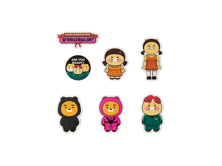 [KAKAO FRIENDS] netflix squid game x kakao friends sticker pack