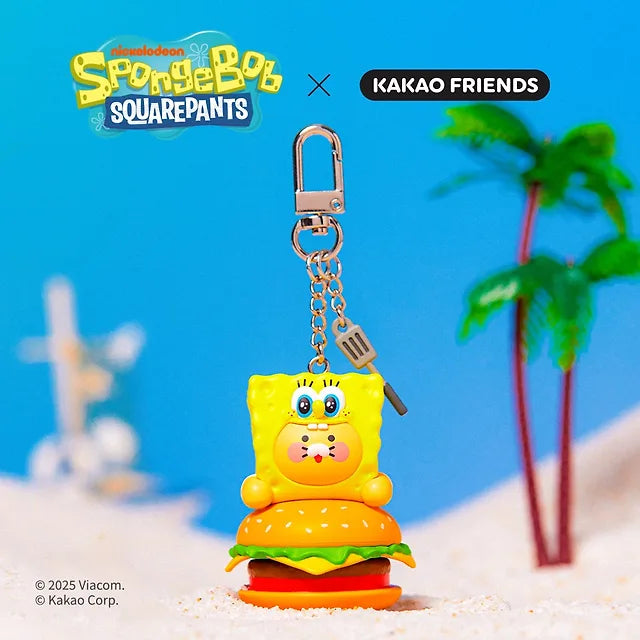 [Kakao Friends]SpongeBob x Kakao Friends Figure Keyring SpongeBob & Chunsik