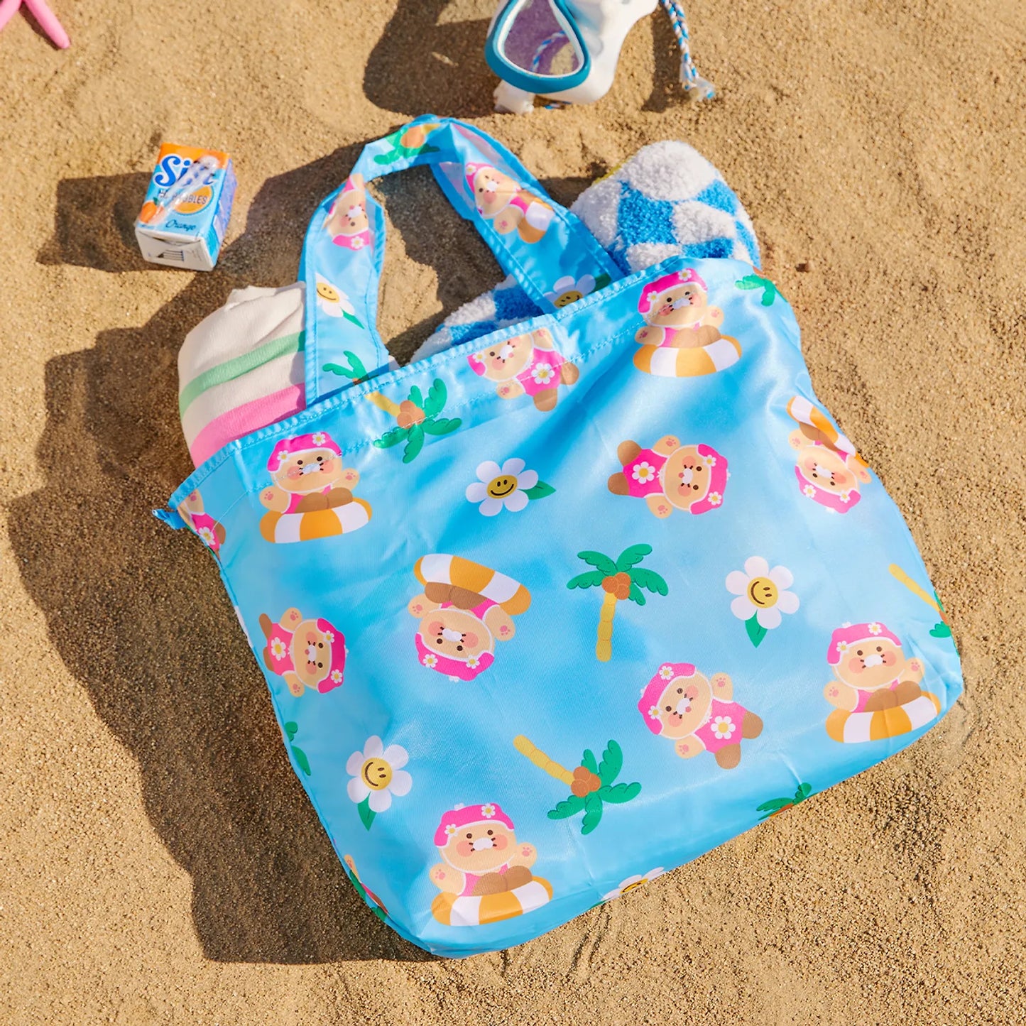 WiggleWiggle x Kakao Friends Foldable Pocket Tote