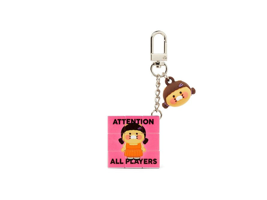 [KAKAO FRIENDS] netflix squid game x kakao friends ryan & choonsik cube keyring