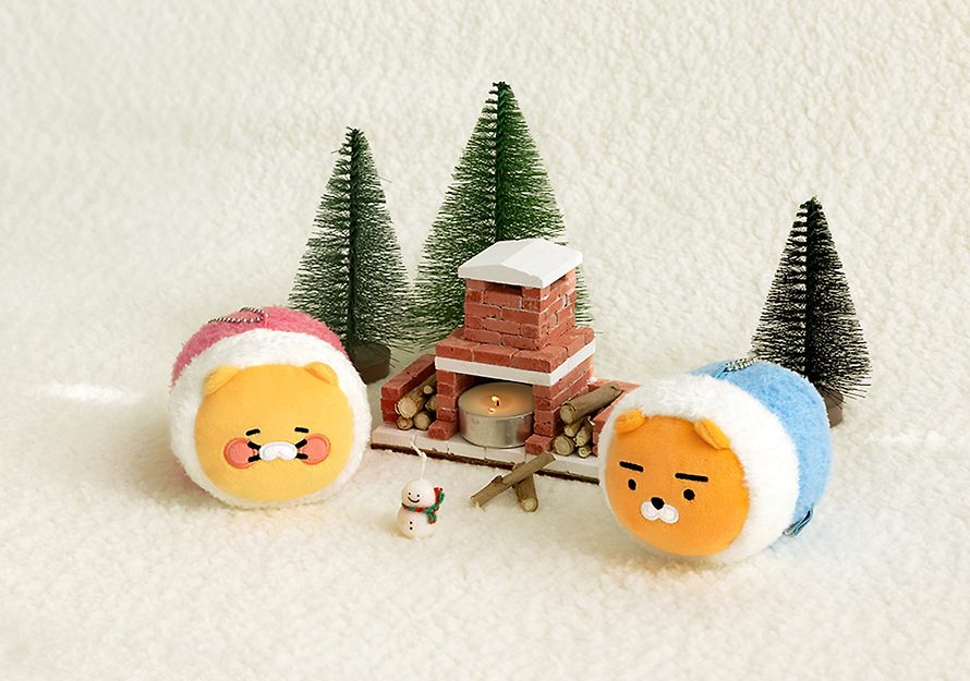 [KAKAO FRIENDS] Boucle Blanket Keyring